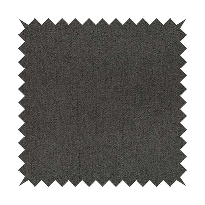 Irvine Herringbone Weave Chenille Upholstery Fabric Grey Carbon Colour