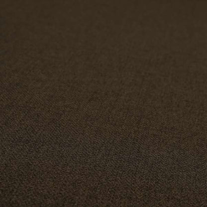 Irvine Herringbone Weave Chenille Upholstery Fabric Chocolate Brown Colour - Made To Measure Curtains