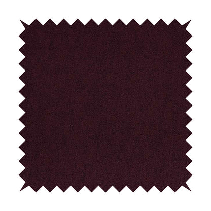 Irvine Herringbone Weave Chenille Upholstery Fabric Wine Colour