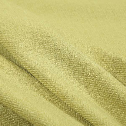 Irvine Herringbone Weave Chenille Upholstery Fabric Yellow Zest Colour - Made To Measure Curtains