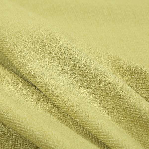 Irvine Herringbone Weave Chenille Upholstery Fabric Yellow Zest Colour - Handmade Cushions