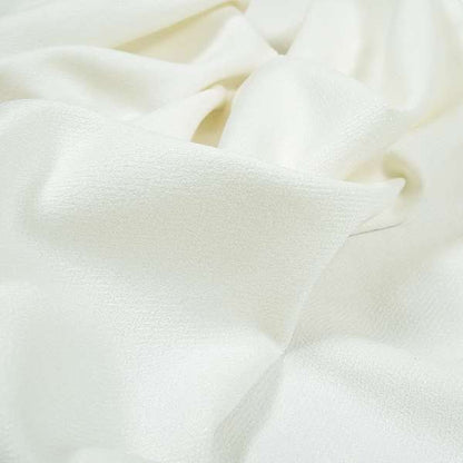 Irvine Herringbone Weave Chenille Upholstery Fabric White Colour