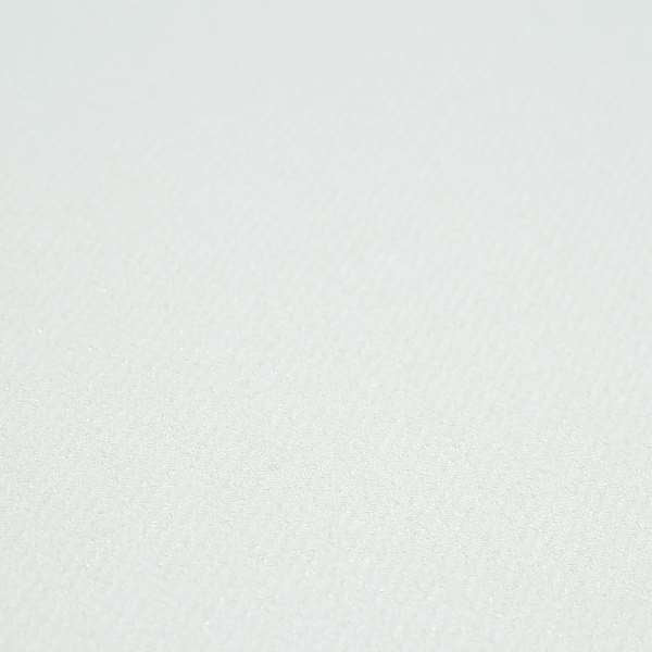 Irvine Herringbone Weave Chenille Upholstery Fabric White Colour - Roman Blinds