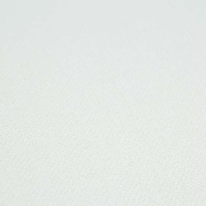 Irvine Herringbone Weave Chenille Upholstery Fabric White Colour - Roman Blinds