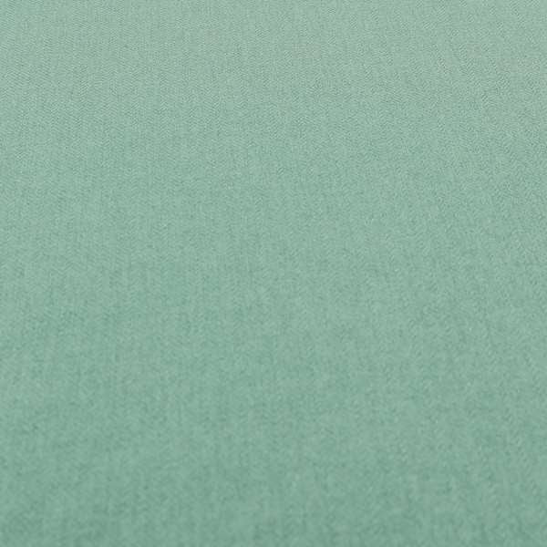 Irvine Herringbone Weave Chenille Upholstery Fabric Jade Green Colour - Roman Blinds
