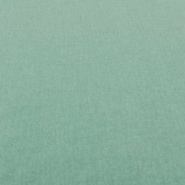 Irvine Herringbone Weave Chenille Upholstery Fabric Jade Green Colour - Made To Measure Curtains