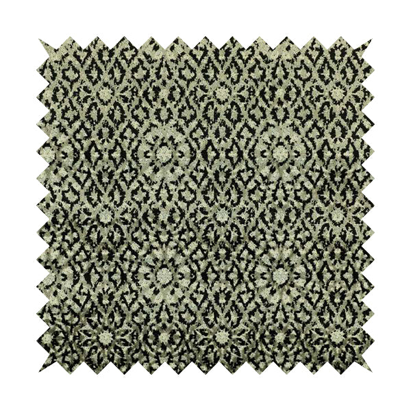 Modern Pattern Black Grey Colour Velvet Textured Upholstery Fabric JO-1001 - Roman Blinds