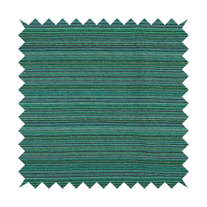 Striped Pattern Blue Colour Chenille Textured Upholstery Fabric JO-1003 - Roman Blinds