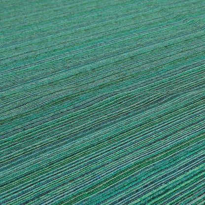 Striped Pattern Blue Colour Chenille Textured Upholstery Fabric JO-1003 - Roman Blinds