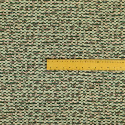 Cream Teal Pink Coloured Semi Plain Pattern Upholstery Furnishing Fabric JO-1023 - Made To Measure Curtains