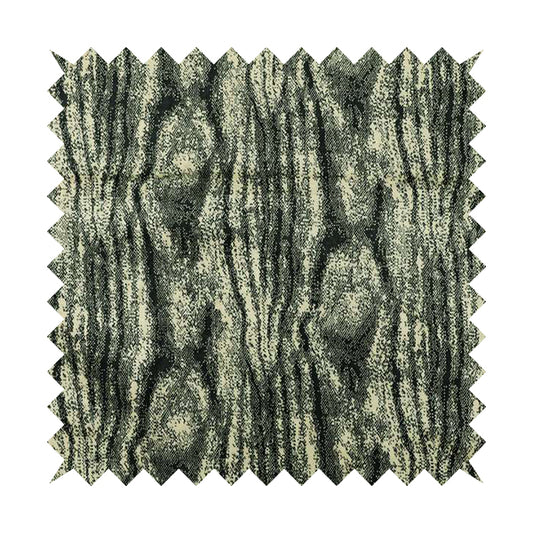 Navy Blue Cream Colour Bark Striped Pattern Velvet Woven Upholstery Fabric JO-1026