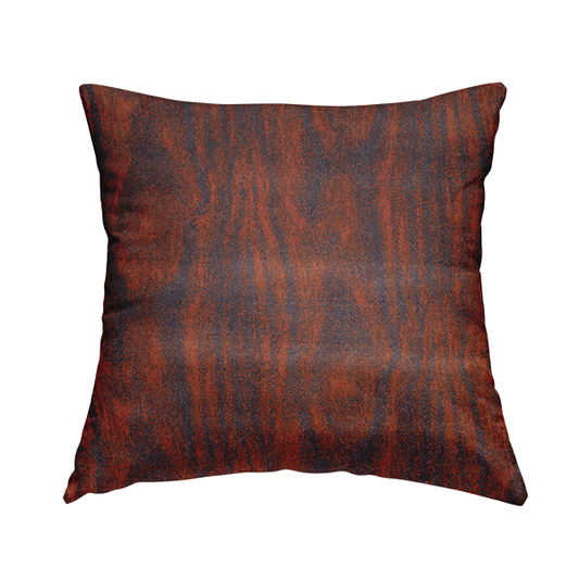 Purple Orange Colour Bark Striped Pattern Velvet Woven Upholstery Fabric JO-1027 - Handmade Cushions