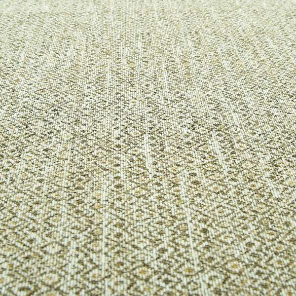 Ella Trellis Pattern Interior Fabric In White Yellow Colour Woven Soft Chenille Fabric JO-104