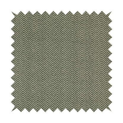 Grey Coloured Chevron Striped Chenille Furnishing Upholstery Fabric JO-1041 - Roman Blinds