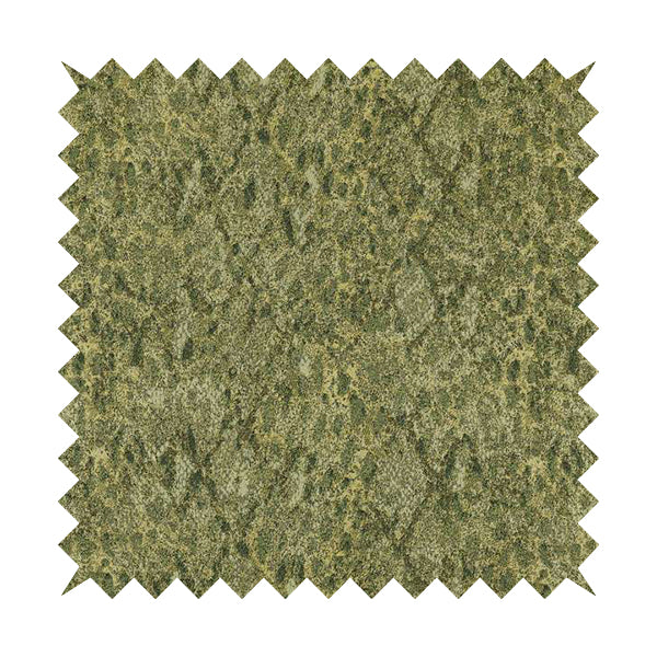 Abstract Camouflage Pattern Green Colour Chenille Jacquard Upholstery Fabric JO-1049 - Roman Blinds