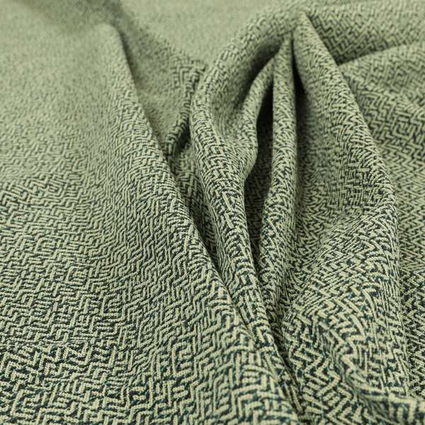 Crisscross Pattern Blue Colour Chenille Furnishing Upholstery Fabric JO-1053