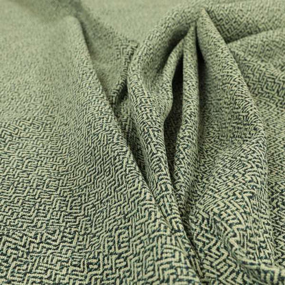 Crisscross Pattern Blue Colour Chenille Furnishing Upholstery Fabric JO-1053 - Made To Measure Curtains