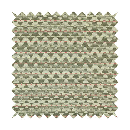 Striped Pattern Cream Grey Pink Colour Furnishing Upholstery Fabric JO-1064 - Roman Blinds