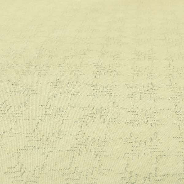 Cream Coloured Geometric Pattern Upholstery Furnishing Fabric JO-1069 - Made To Measure Curtains