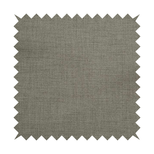 Kashmir Wool Effect Chenille Fabric In Grey Colour JO-107