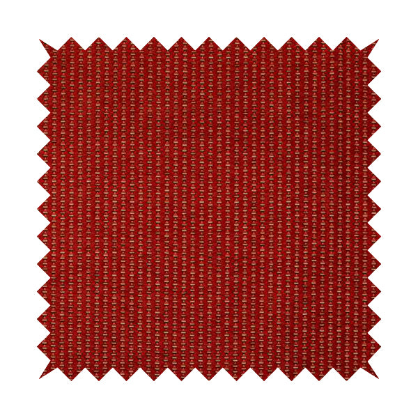 Red Colour Semi Plain Pattern Soft Chenille Upholstery Fabric JO-1072 - Made To Measure Curtains