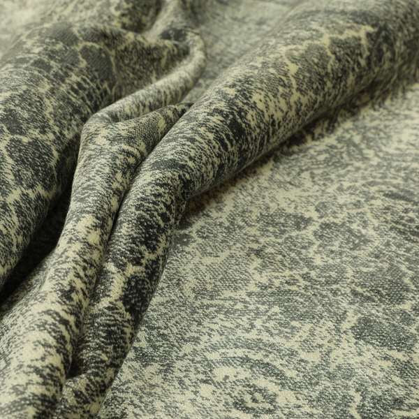 Traditional Damask Medallion Pattern Velvet Material Beige Grey Upholstery Fabric JO-1076 - Made To Measure Curtains