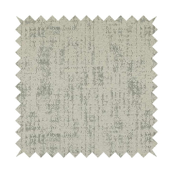 Abstract Effect Semi Plain Pattern In Grey Colour Chenille Upholstery Fabric JO-1091 - Roman Blinds