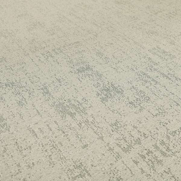 Abstract Effect Semi Plain Pattern In Grey Colour Chenille Upholstery Fabric JO-1091 - Roman Blinds