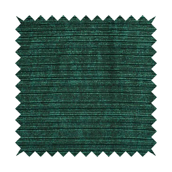 Striped Semi Plain Chenille Blue Teal Colour Upholstery Fabric JO-1097 - Made To Measure Curtains