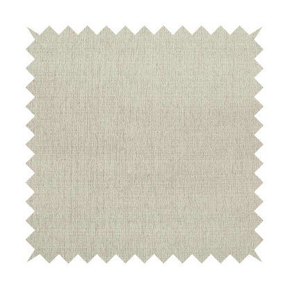 Rumba Plain Chenille Fabric In White Colour Furnishing Fabrics JO-110 - Roman Blinds