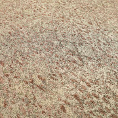 Abstract Pattern Pink Shine Effect Colour Chenille Upholstery Fabric JO-1142