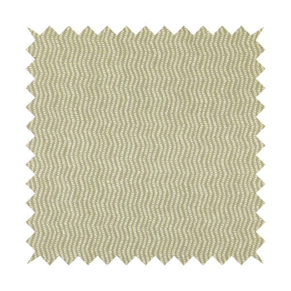 Cream Gold Colour Textured Vertical Striped Pattern Soft Chenille Upholstery Fabric JO-1147 - Roman Blinds