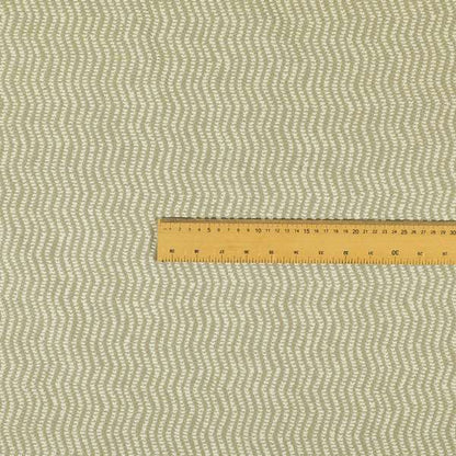 Cream Gold Colour Textured Vertical Striped Pattern Soft Chenille Upholstery Fabric JO-1147 - Roman Blinds