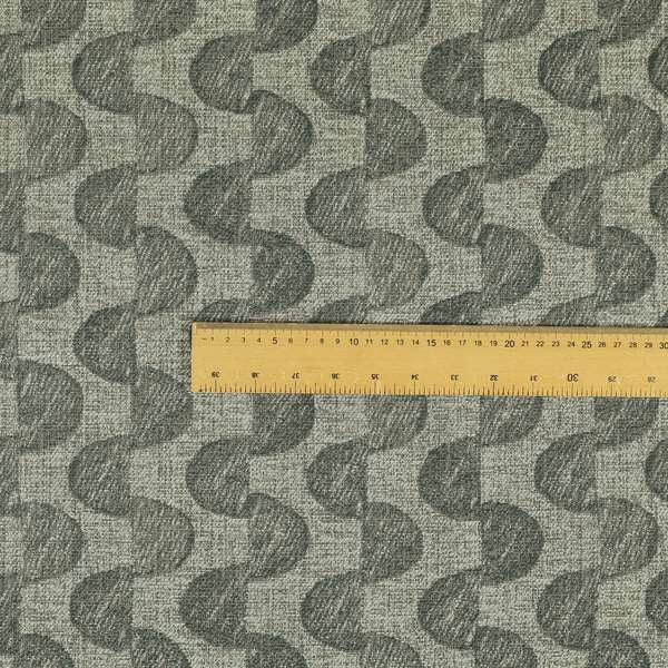 Grey Brown Coloured Vertical Stripe Pattern Chenille Furnishing Upholstery Fabric JO-1161 - Handmade Cushions