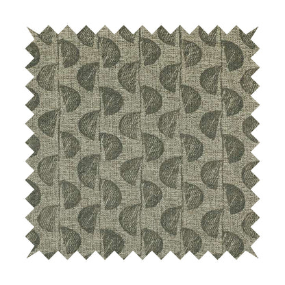 Grey Brown Coloured Vertical Pattern Chenille Furnishing Upholstery Fabric JO-1162 - Made To Measure Curtains