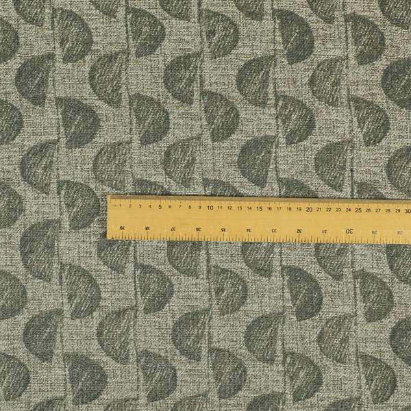 Grey Brown Coloured Vertical Pattern Chenille Furnishing Upholstery Fabric JO-1162 - Made To Measure Curtains