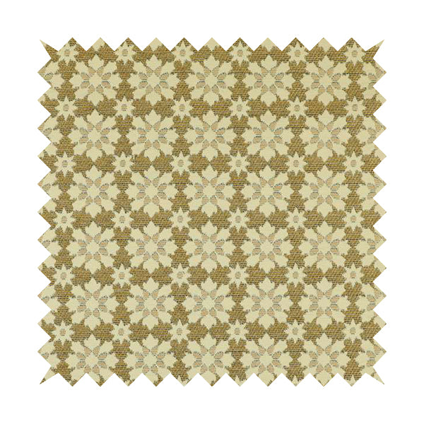 Floral Blossom Pattern In Natural Cream Colour Chenille Upholstery Fabric JO-1181 - Roman Blinds