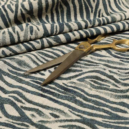 Vertically Striped Pattern Chenille Upholstery Furnishing Fabric JO-1210 - Made To Measure Curtains