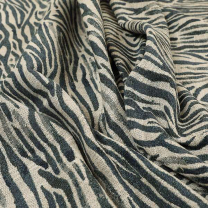 Vertically Striped Pattern Chenille Upholstery Furnishing Fabric JO-1210 - Made To Measure Curtains