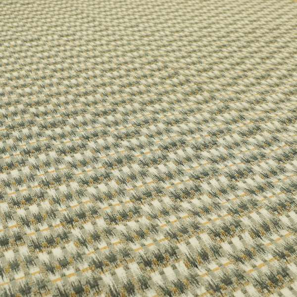 Grey Orange Abstract Pattern Woven Jacquard Soft Chenille Upholstery Fabric JO-1213 - Made To Measure Curtains