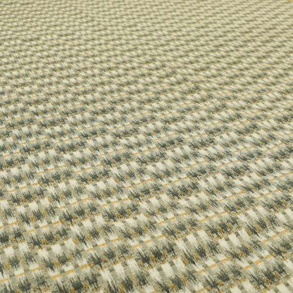 Grey Orange Abstract Pattern Woven Jacquard Soft Chenille Upholstery Fabric JO-1213 - Made To Measure Curtains