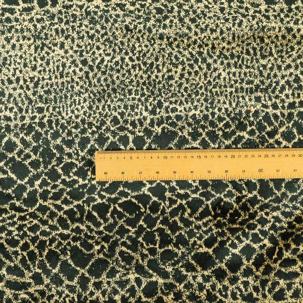 Navy Blue Gold Background Colour Pebble Pattern Soft Velvet Upholstery Fabric JO-1233 - Roman Blinds