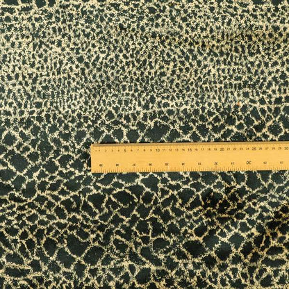 Navy Blue Gold Background Colour Pebble Pattern Soft Velvet Upholstery Fabric JO-1233 - Handmade Cushions