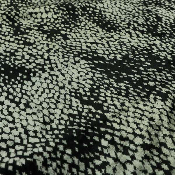 Camouflage Pattern Black Grey Colour Quality Thick Velvet Upholstery Fabric JO-1264 - Roman Blinds