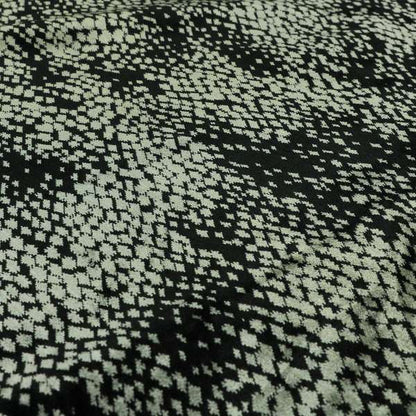 Camouflage Pattern Black Grey Colour Quality Thick Velvet Upholstery Fabric JO-1264 - Made To Measure Curtains