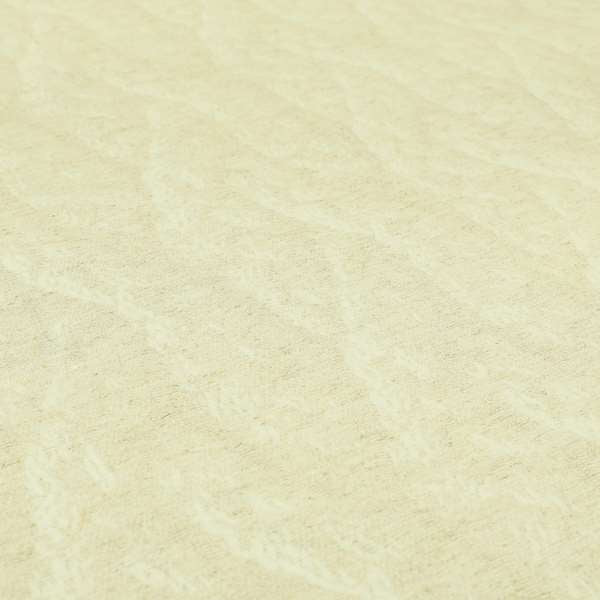 White Beige Colour Abstract Semi Plain Pattern Furnishing Upholstery Fabric JO-1269 - Roman Blinds