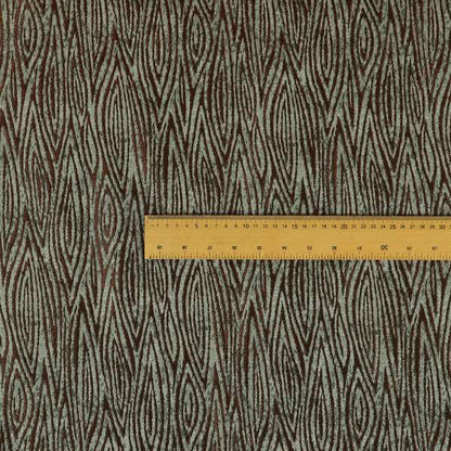 Striped Stripes Theme Pattern Grey Orange Shine Furnishing Upholstery Fabric JO-1276