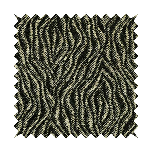 Tree Bark Pattern Black Colour Soft Chenille Upholstery Fabric JO-1284 - Roman Blinds