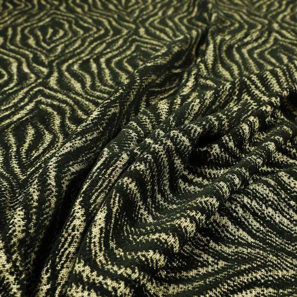 Tree Bark Pattern Black Colour Soft Chenille Upholstery Fabric JO-1284 - Roman Blinds