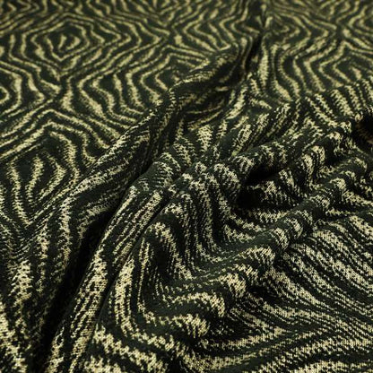 Tree Bark Pattern Black Colour Soft Chenille Upholstery Fabric JO-1284